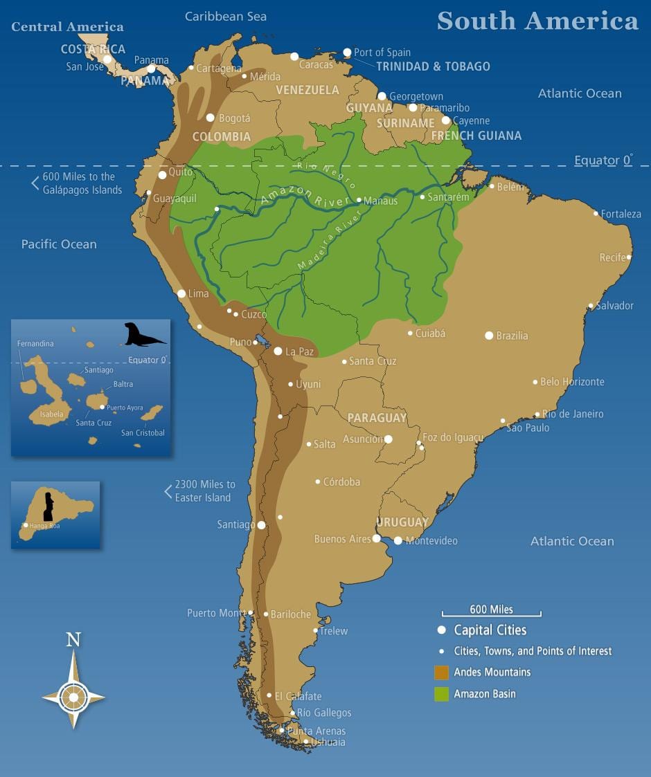 Ramani ya Chile andes milima