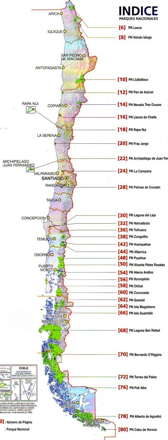 Ramani ya futaleufu Chile