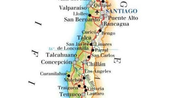 Ramani ya Chile hifadhi za taifa 
