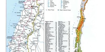 Ramani ya Chile maliasili 